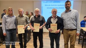 JHV 2025 - Ehrungen für treue Mitglieder